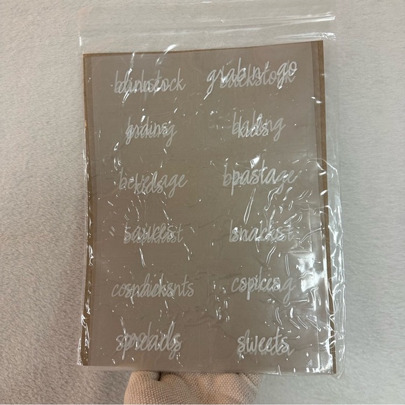 The Home Edit Other - The Home Edit clear labels Pantry Edition 24 Label